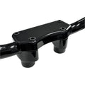 Drag Specialties 1-1/2" Black Buffalo Risers w/ Top | 0602-0256