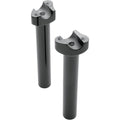 Drag Specialties Black 8" Straight Risers | 241615