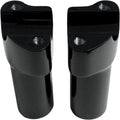 Drag Specialties 4" Black Buffalo Risers w/ Top | 0602-0589