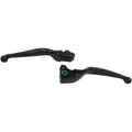 Drag Specialties Black Slotted Levers | H07-0604MB