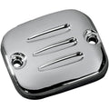 Drag Specialties Grooved Front Master Cylinder Cover | 373814-BC101
