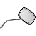 Emgo Die-Cast Mirror - Scrolled - 10 mm | 20-21715