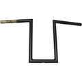 LA Choppers Flat Black 12" Narrow Z Handlebar | LA-7380-12M