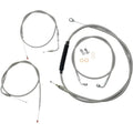 LA Choppers Standard Braided Handlebar Cable/Brake Line Kit | LA-8120KT-16