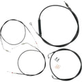 LA Choppers Standard Vinyl Braided Handlebar Cable/Brake Line Kit LA-8320KT-08B