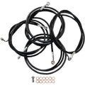 LA Choppers Standard Vinyl Braided Handlebar Cable/Brake Line Kit LA-8052KT-13B