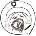 LA Choppers Complete Vinyl Braided Handlebar Cable/Brake Line Kit LA-8010KT2-13B