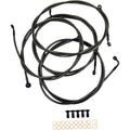 LA Choppers Standard Braided Handlebar Cable/Brake Line Kit | LA-8052KT-08M