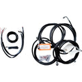 LA Choppers Complete Vinyl Braided Handlebar Cable/Brake Line Kit LA-8053KT2-13B