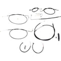 LA Choppers Complete Braided Handlebar Cable/Brake Line Kit | LA-8151KT2A-19B