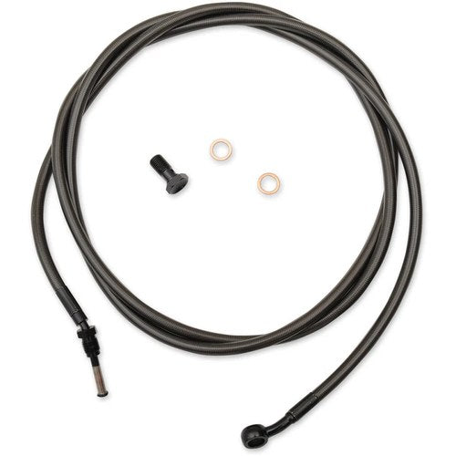 LA Choppers Midnight Braided Clutch Cable | LA-8054C16M
