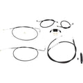 LA Choppers Black 15" - 17" Cable Kit for Fxdf w/ ABS | LA-8231KT-16B