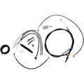 LA Choppers Complete Vinyl Braided Handlebar Cable/Brake Line Kit LA-8152KT2-16B