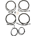 LA Choppers Midnight Cable Kit for 13" Ape Hanger Handlebars | LA-8054KT3-13M