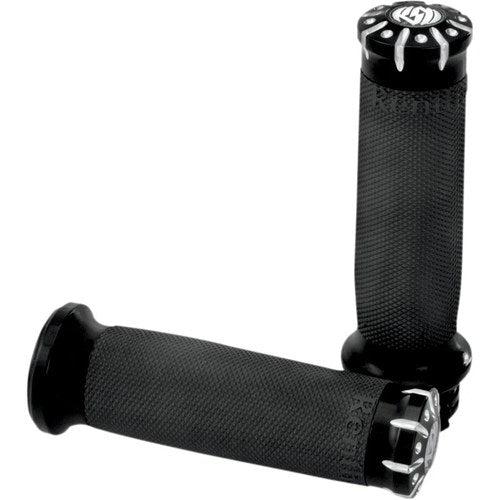 Roland Sands Design Contrast Cut Chrono Grips for Tbw | 0063-2037-BM