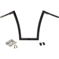 Todd's Cycle Gloss Black 1-1/2" Touring Strip Handlebar w/17" Rise | 0601-5204