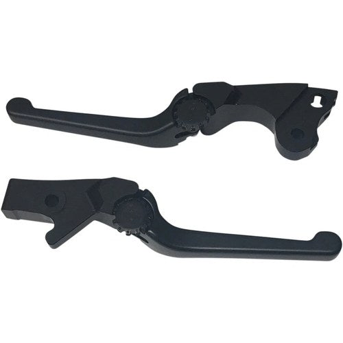 Powerstands Racing Black Anthem Lever Set for Indian | 17-00651-22