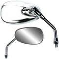 Parts Unlimited Mirror - American-Style - Chrome | 17030