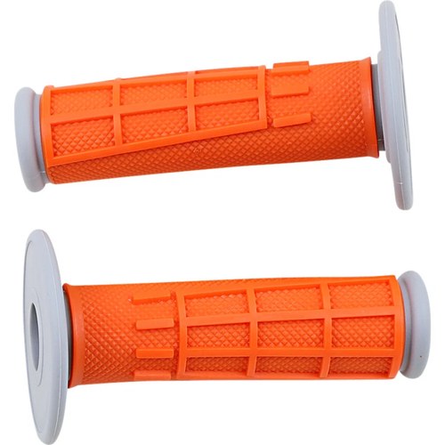 Moose Racing Orange Half Waffle Compound Grips | 1MG2315-VEM