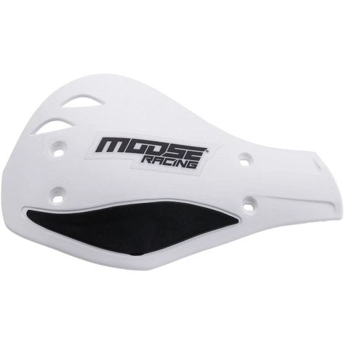 Moose Racing White/Black Deflector Handguards | M51-120