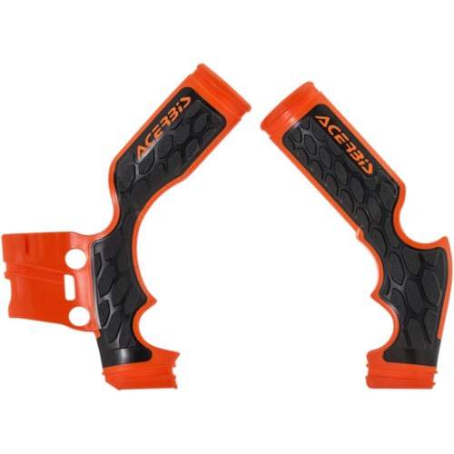 Acerbis X-Grip Frame Guards - SX 65 - Orange/Black | 2688765225