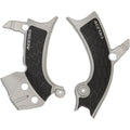 Acerbis X-Grip Frame Guards - YZ450F - Silver/Black | 2689411015
