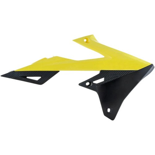 Acerbis Radiator Shrouds - Rmz 450 - Yellow/Black | 2686491017