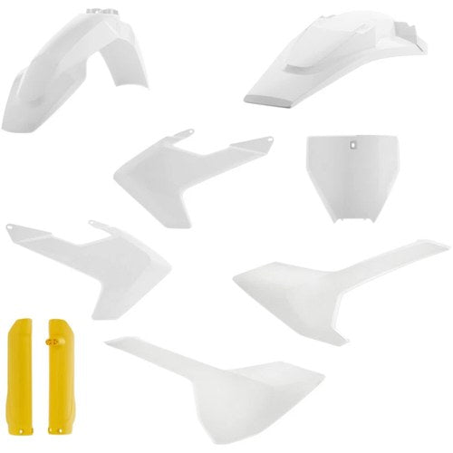 Acerbis Full Replacement Body Kit - '18 OE White/Yellow | 2462605909
