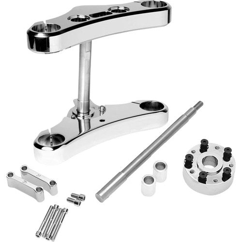 Accutronix Triple Tree - Chrome - 5 Degree Rake | TWD549-ESCK6