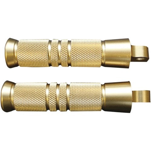 Accutronix Brass Footpegs - Grooved | RP111-KG5