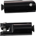 Accutronix Front Footpeg Mounts - Black | FPMT200-B