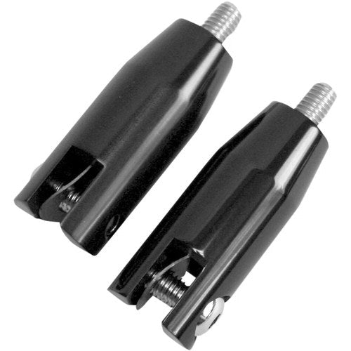Accutronix Rear Footpeg Mount - Black - Flht '93+ | FPMT501-B
