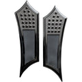 Accutronix Front Floorboards, Extended, Black, Drilled, Instigator | FBF91-DIB