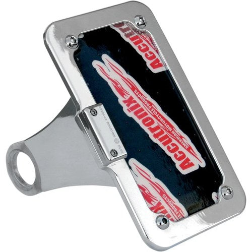 Accutronix Side Mount License Plate Assembly - Chrome | LPF114HV-C