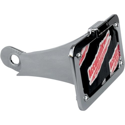 Accutronix Side Mount License Plate Assembly - Chrome | LPF108HV-C