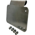 Alloy Art License Plate Mount - Burnished Aluminum | LD-2