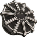 Arlen Ness Gas Cap - Black Contrast Cut - 10 Gauge | 701-002