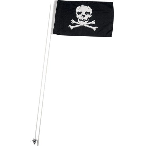 Atlantis Flag Pole and Mount - With 12' X 19" Flag - Pirate - 5 Pack | A90085