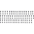 Bolt Nylon License Plate Fastener Kit - 50PK | LPFB50