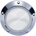 Barnett '99-'06 Big Twin Chrome/Clear Derby Cover | 343-30-43006