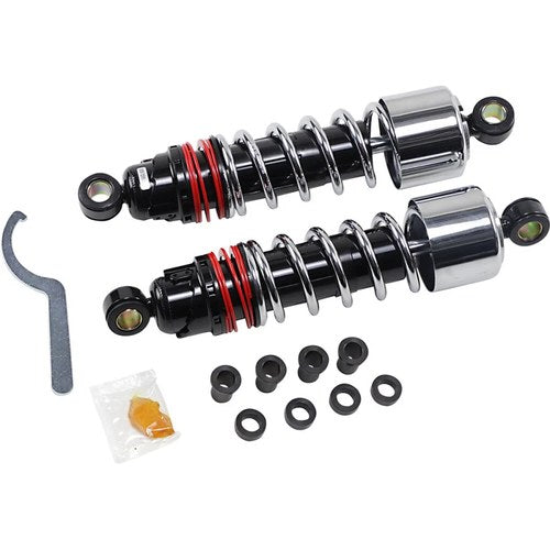 Burly Brand Slammer Plus Shocks - Chrome - XL | B28-1205