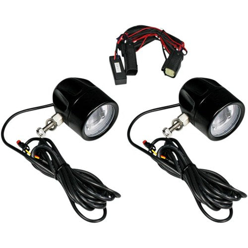 Custom Dynamics LED Fog Light - SS6 - Black | PB-FOG-SS6-B