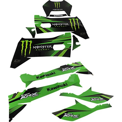 D'Cor Visuals Complete Graphics Kit - Monster - 2-Door - Teryx | 20-20-291
