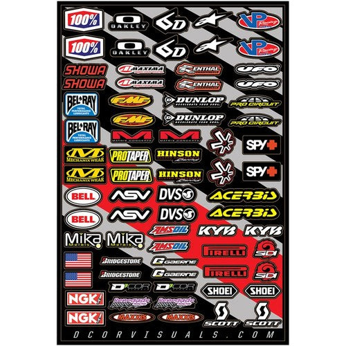 D'Cor Visuals Decal Sheet - Misc. Logo 2 | 40-90-113