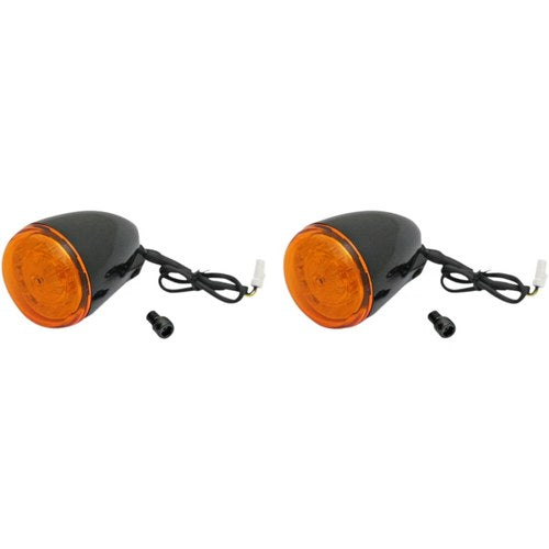 Custom Dynamics ProBEAM Turn Signals - Black/Amber | PB-IND-RTS-A-B