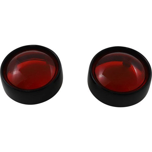 Custom Dynamics Bullet Signal Lenses - Black/Red | PB-B-BEZ-BR