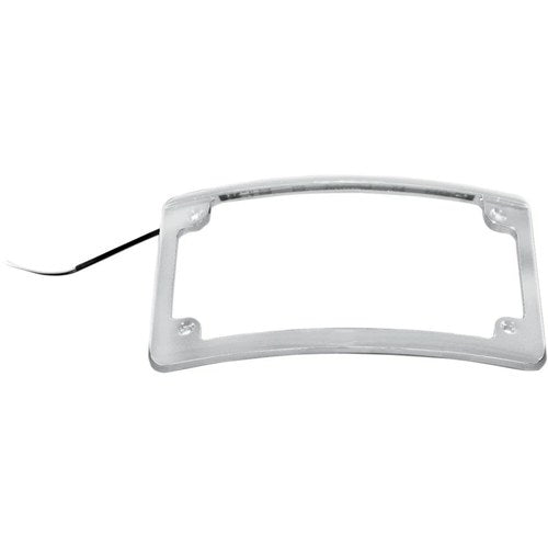 Custom Dynamics LED License Plate Frame - Chrome | LPF-RAD-C-LP