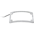 Custom Dynamics LED License Plate Frame - Chrome | LPF-RAD-C-LP