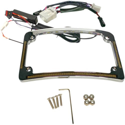 Custom Dynamics All in One License Plate Frame - Chrome | TF05-HD-C