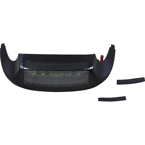 Custom Dynamics Led Front Fender Tip, White LED/Smoke Lens, Chrm | GEN-FT-WS-BLK